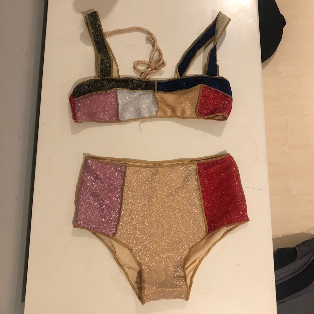 Colorblock bikini